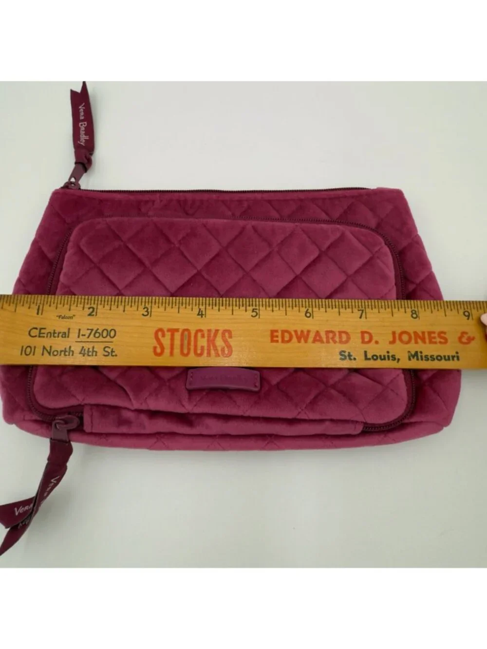 Vera Bradley Quilted Velvet Compact Organizer - Majestic Magenta 27120-U23